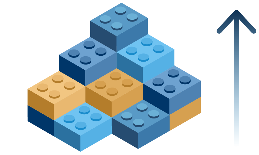 Desenho de uma peça de lego